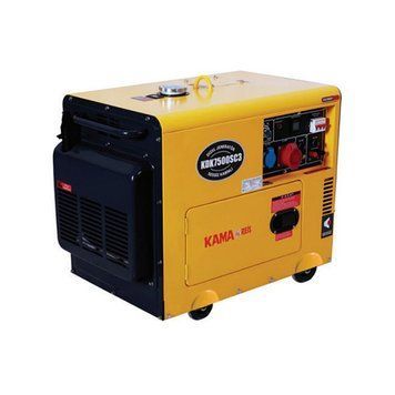 Генератор дизельний KDK7500SC3, 3-фазний 220/400V, 50Hz, 6.9kVA/5.5kW, бак 14.5 л, витрата 1.5 л/год, пуск: стартер, 850х550х720 мм, 160 кг KDK7500SC3 фото