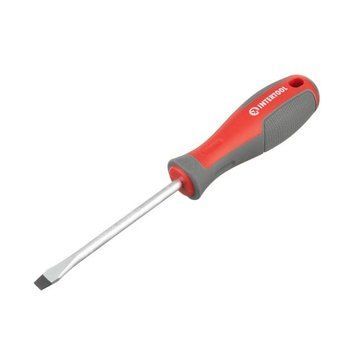 Викрутка шлицьова, SL6,0&times;100 мм, Cr-V INTERTOOL VT-3310 VT-3310 фото
