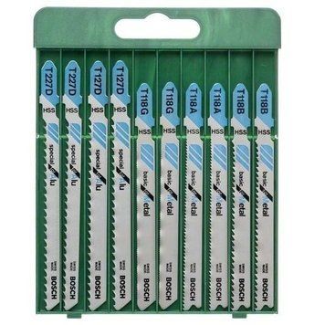 Набор пил Bosch лобзиковых по металлу 10 шт. 2.609.256.745 фото