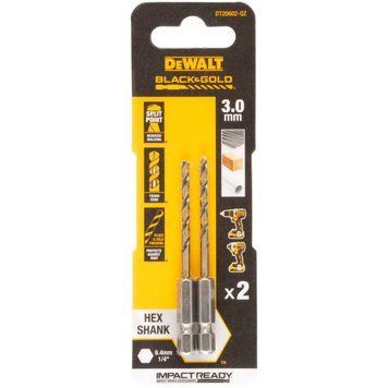 Свердло по металу EXTREME IMPACT Black & Gold DeWALT DT20602 DT20602 фото