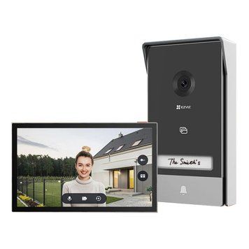 Комплект відеодомофону Ezviz CS-HP7 (3MP) 2K Wi-Fi Smart RFID 99-00016119 фото