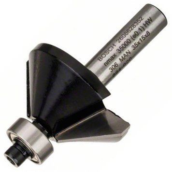 Фреза фасонна Bosch Professional Std S8 D11 L15 45&deg; 2.608.628.352 фото