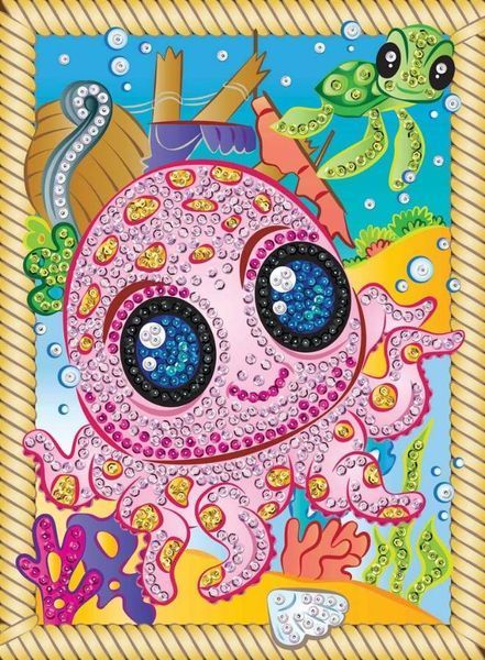 Набір для творчості Sequin Art SMOOGLES Восьминіг (SA1813) SA1813 фото