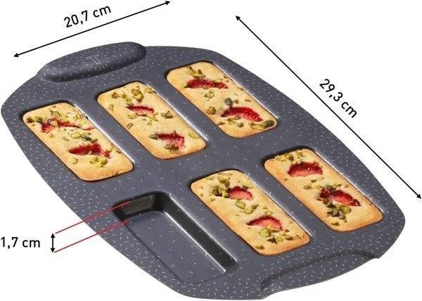 Противень Tefal PerfectBake с 6 формами 21х29 см (J5734402) J5734402 фото