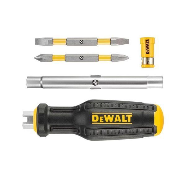 Отвертка &ndash; набор FULL FIT 6 Way с двумя сменными битами DeWALT DWHT66569-0 DWHT66569-0 фото