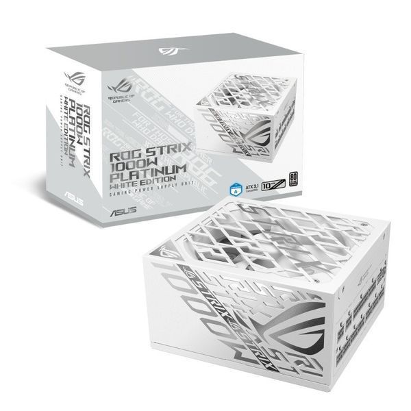 Блок питания Asus ROG Strix 1000W Platinum White Edition (90YE00W4-B0NA00) 90YE00W4-B0NA00 фото