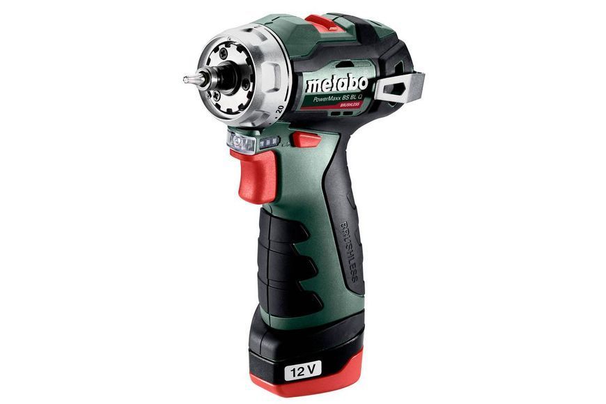 Шуруповерт-дрель Metabo POWERMAXX BS BL Q, аккумуляторная, Li-Power, 2*12 В, 2 Ач (601749500) 601749500 фото