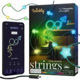 Smart LED Гірлянда Twinkly Strings USB 200 Star-shaped RGB LEDs, Green Wire, USB-C (TWKS200RGB-G) TWKS200RGB-G фото
