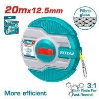 Рулетка TOTAL TMTF13206 измерительная лента 20мх12.5мм TMTF13206 фото