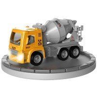 Игрушка DIY TOYS Бетономешалка Pull-Back со свет и звук эффект, подвижные части CJ-4069544 фото