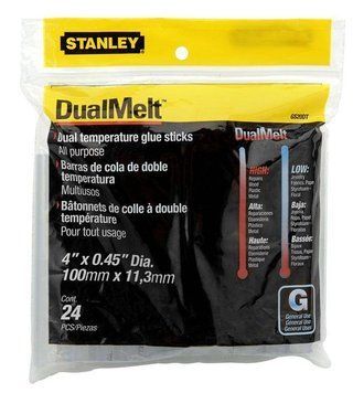 Stanley 1-GS20DT Клейові стрижні DualMelt 12 х 101 мм 24 шт 1-GS20DT фото