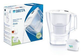 Фільтр-глечик Brita Aluna Memo MXPro 2.4л (1.4л очищеної води) білий 1052801 фото