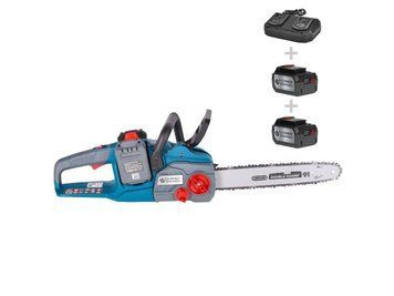 Пила цепная аккумуляторная Konner&Sohnen KS CS40V-16 40В(20+20В) акб 2&times;4А&middot;час 40см 3.6кг KSCS40V-16SET фото