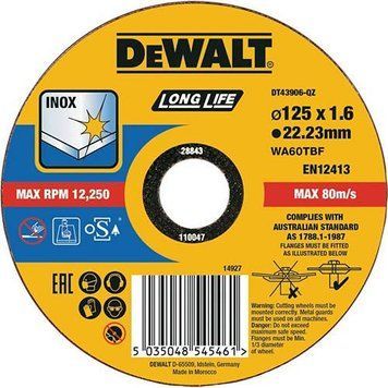 Круг відрізний DeWALT DT43906 DT43906 фото