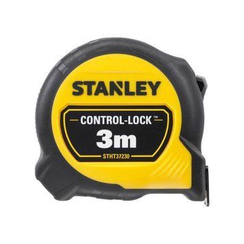 Рулетка измерительная CONTROL-LOCK длиной 3 м, шириной 19 мм, в резиновом корпусе, с двойной шкалой STANLEY STHT37230-0 STHT37230-0 фото