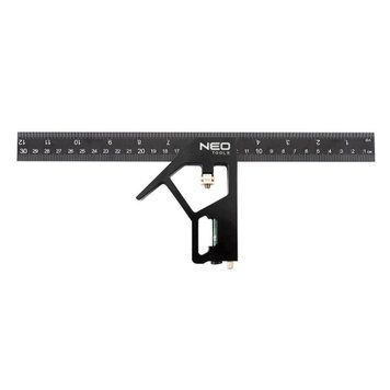 Кутник Neo Tools, алюміній, 30 см, руків`я з високою точністю нахилу 72-127 фото