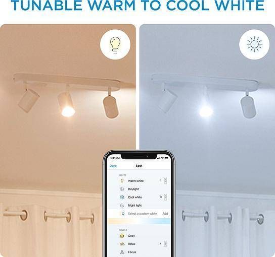 Розумний накладний точковий світильник WiZ IMAGEO Spots 3х5W 2200-6500K RGB Wi-Fi білий (929002658901) 929002658901 фото