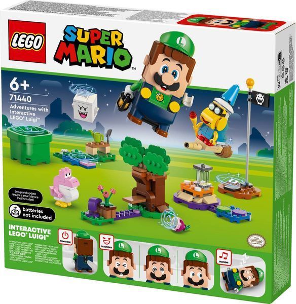 Конструктор LEGO 71440 Пригоди з інтерактивним LEGO&reg; Луїджі 71440 фото