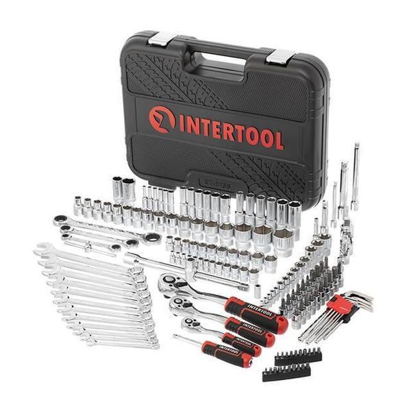 Набір інструментів 1/2 "& 3/8" & 1/4 ", 156ед., Cr-V STORM INTERTOOL ET-8156 ET-8156 фото