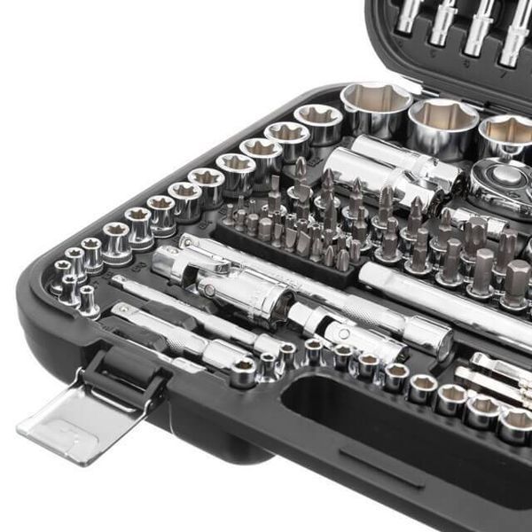 Набір інструментів 1/2 "& 3/8" & 1/4 ", 156ед., Cr-V STORM INTERTOOL ET-8156 ET-8156 фото