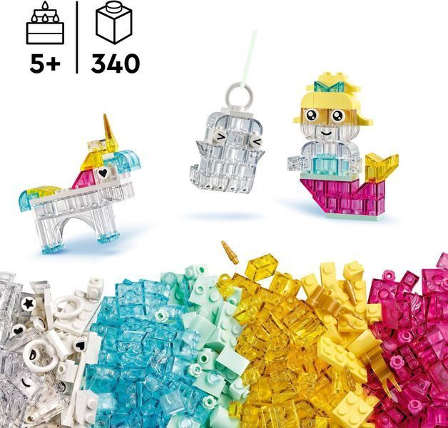 Конструктор LEGO Чарівний прозорий конструктор у коробці (11040) 11040 фото