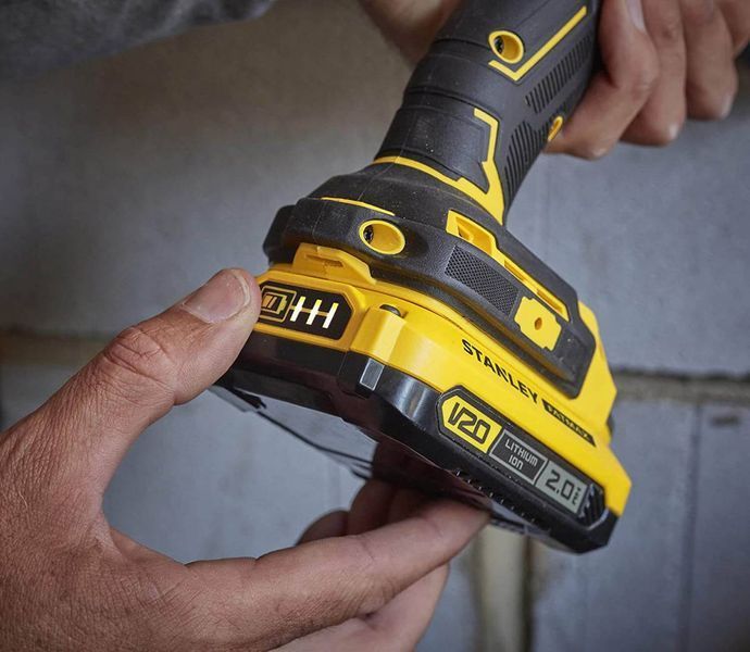 Дриль-шурупокрут ударний безщітковий акумуляторний STANLEY FATMAX SFMCD715D2K SFMCD715D2K фото