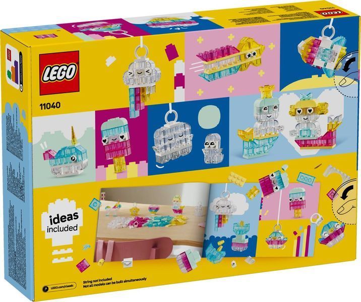 Конструктор LEGO Чарівний прозорий конструктор у коробці (11040) 11040 фото