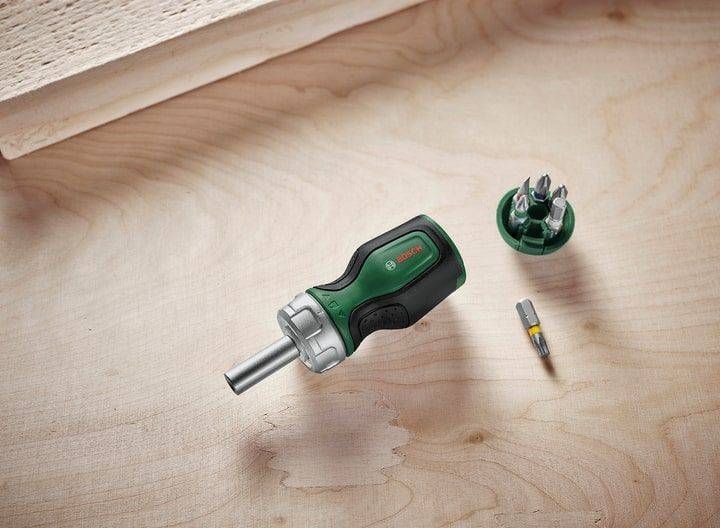 Отвертка с храповиком Bosch 6 насадок 1.600.A02.7PK фото