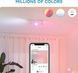 Розумний накладний точковий світильник WiZ IMAGEO Spots 3х5W 2200-6500K RGB Wi-Fi білий (929002658901) 929002658901 фото 8