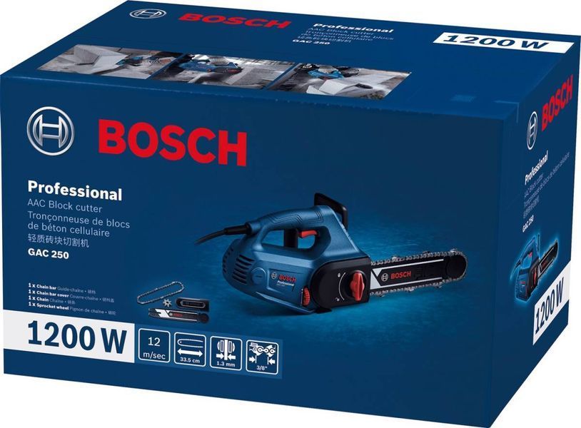 Пила для газобетонних блоків Bosch Professional GAC 250 (0.601.2B6.020) 0.601.2B6.020 фото