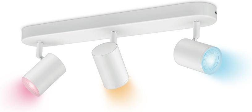 Розумний накладний точковий світильник WiZ IMAGEO Spots 3х5W 2200-6500K RGB Wi-Fi білий (929002658901) 929002658901 фото