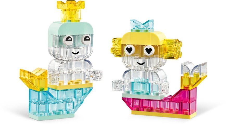 Конструктор LEGO Чарівний прозорий конструктор у коробці (11040) 11040 фото