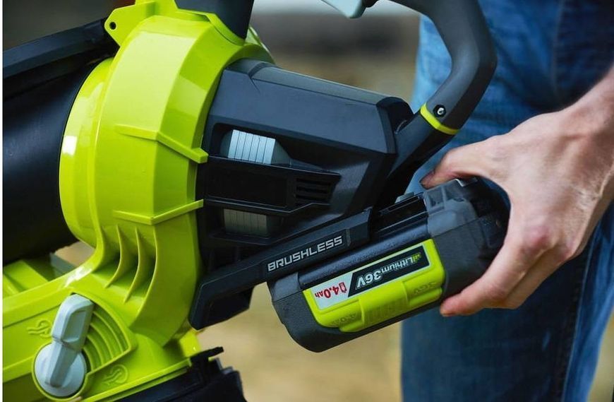 Воздуходувка-пылесос Ryobi MaxPower RBV36B 36B без АКБ и ЗУ (5133002524) 5133002524 фото