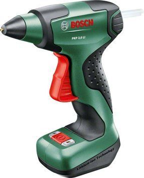 Пистолет клеевой Bosch PKP 3,6 LI, 3.6В, стержень 7х150мм, 0.3кг (0603264620) 0.603.264.620 фото