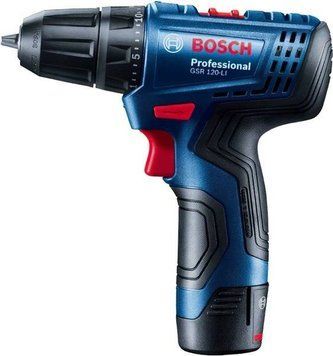 Шуруповерт-дрель Bosch GSR 120-LI, 2х2Ач (0.601.9G8.002) 0.601.9G8.002 фото
