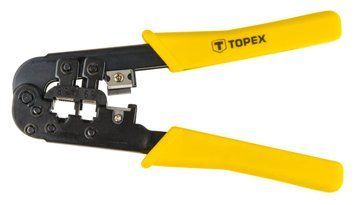 Topex 32D408 Клещи для обжатия телефонных наконечников 6Р, 8Р 32D408 фото