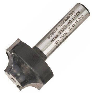 Фреза профільна E Bosch Professional Std S8 R6.3 D25.4 L14 2.608.628.355 фото