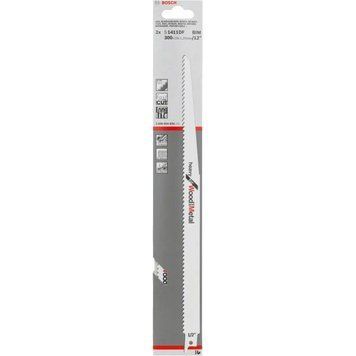 Полотно пилочное для сабельной пилы Bosch для дерева и металла, S 1411 DF, 6TPI, 2шт (2.608.654.834) 2.608.654.834 фото