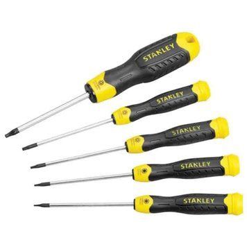 Набор отверток CushionGrip, 5 штук, Torx: №: TT5, TT6, TT8, TT10, TT15 STANLEY STHT2-65155 STHT2-65155 фото