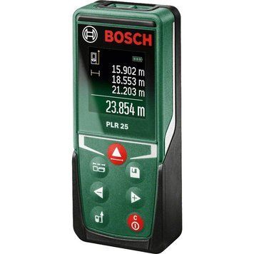Дальномер лазерный Bosch PLR 25 005&ndash;2500м &plusmn;2мм 2AАAх1.5В 0.090кг 0.603.672.521 фото