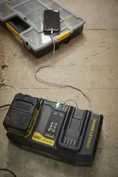 Зарядное устройство на 2 аккумулятора 18В STANLEY FATMAX SFMCB24 SFMCB24 фото