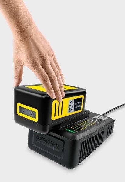 Набор аккумулятора и зарядного устройства Karcher, 18В, 5А&bull;ч, ЗУ 2.445-063.0 фото
