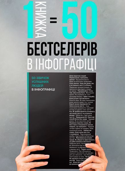 50 привычек успешных людей в инфографике 978-617-7966-42-4 фото