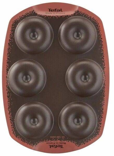 Деко Tefal PerfectBake, 6 форм, квадратний, 21х29см, коричневий (J5734602) J5734602 фото