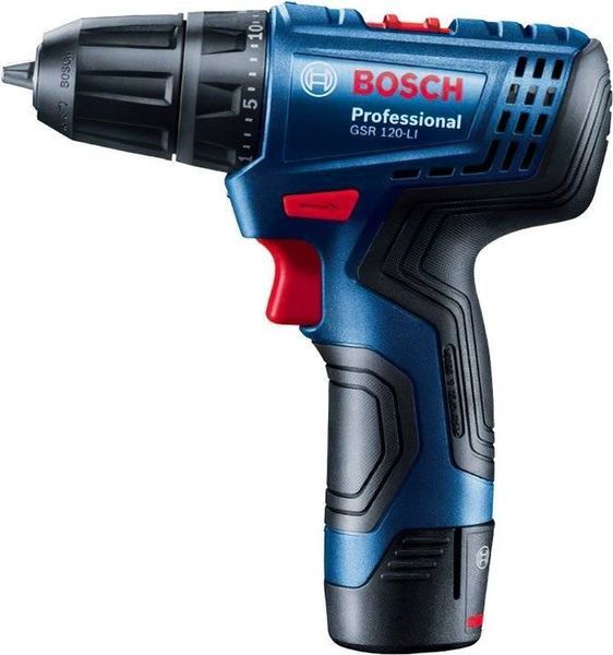 Шуруповерт-дрель Bosch GSR 120-LI, 2х2Ач (0.601.9G8.002) 0.601.9G8.002 фото