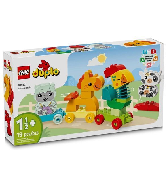 Конструктор LEGO DUPLO My First Поезд животных 19 деталей (10412) 10412 фото