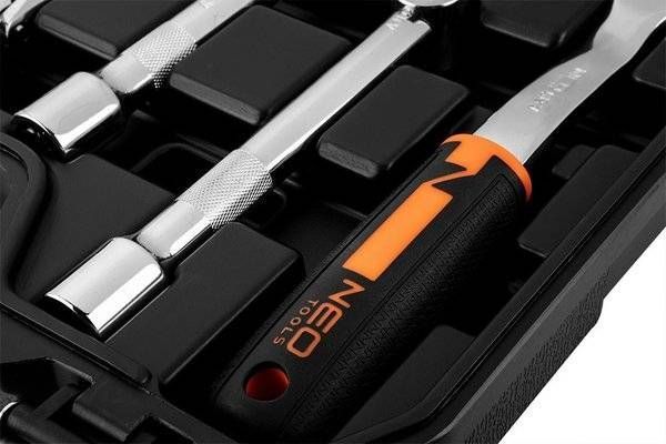 Набор торцевых головок Neo Tools, 58шт, 1/2", CrV, кейс (10-042) 10-042 фото