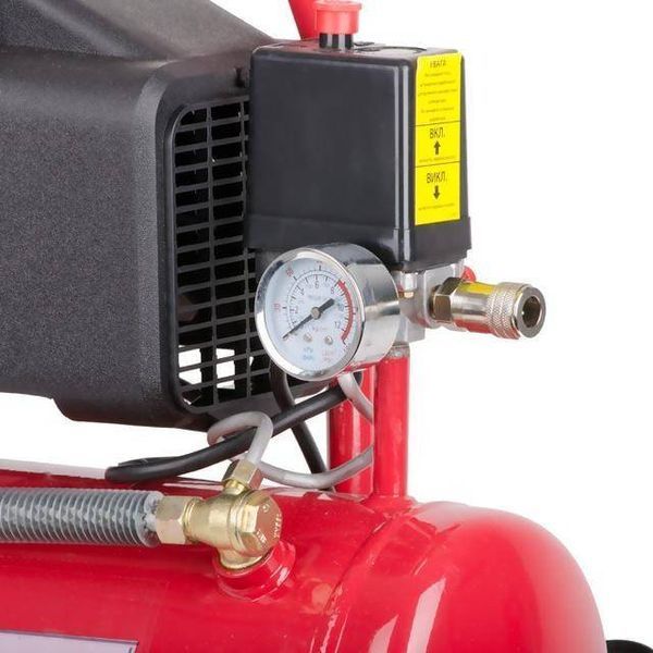 Компрессор 9л, 0.75кВт, 1.0HP, 220В, 8aтм, 160л/мин INTERTOOL PT-0002 PT-0002 фото