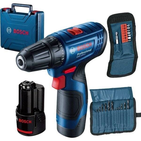 Шуруповерт-дрель Bosch GSR 120-LI, 2х2Ач (0.601.9G8.002) 0.601.9G8.002 фото