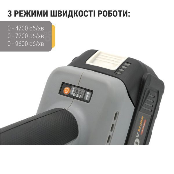 Акумуляторна болгарка Procraft industrial AG125A Сумка (1 акб та зп) PC-101252 фото